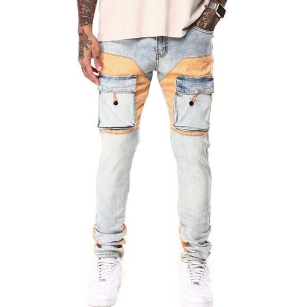 NWT New Runaway Los Angeles, RNWY, The Chapo‎ Cargos Jeans Sz 28